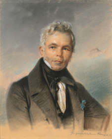 Karl Friedrich Schinkel 1836, Portät von Franz Krüger