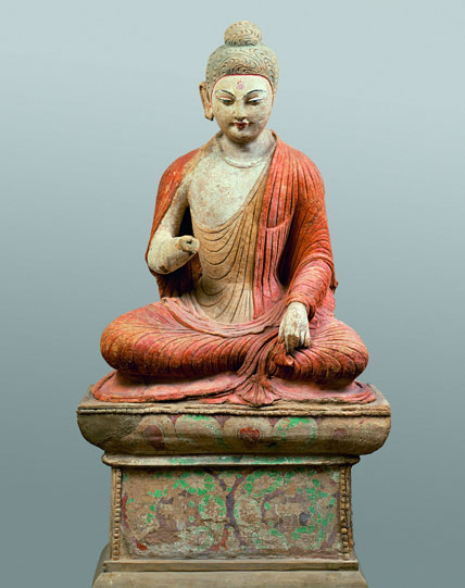 Objektfotografie eines sitzenden Buddhas aus China (öffnet Vergrößerung des Bildes)
