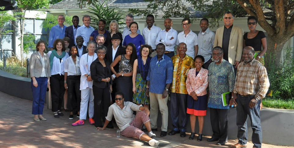 Teilnehmer des Workshops zum Humboldt Forum in Johannesburg