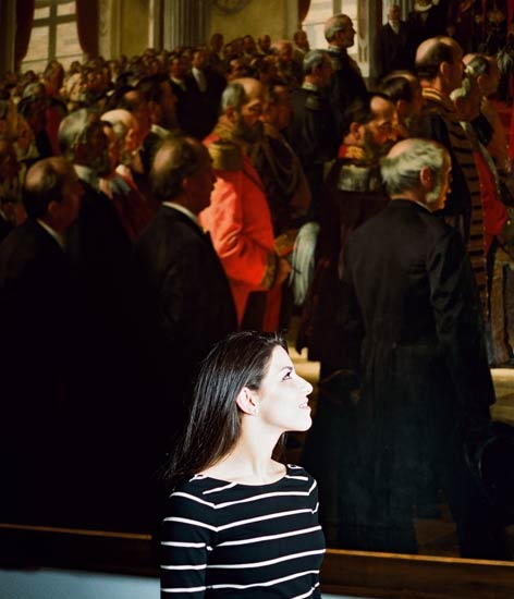 Sandi Albahri im Deutschen Historischen Museum