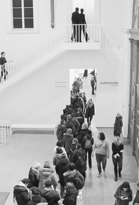 Besucherschlangen im Hamburger Bahnhof  