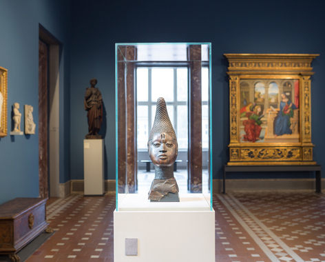 Ausstellungsansicht „Unvergleichlich: Kunst aus Afrika im Bode-Museum“ 