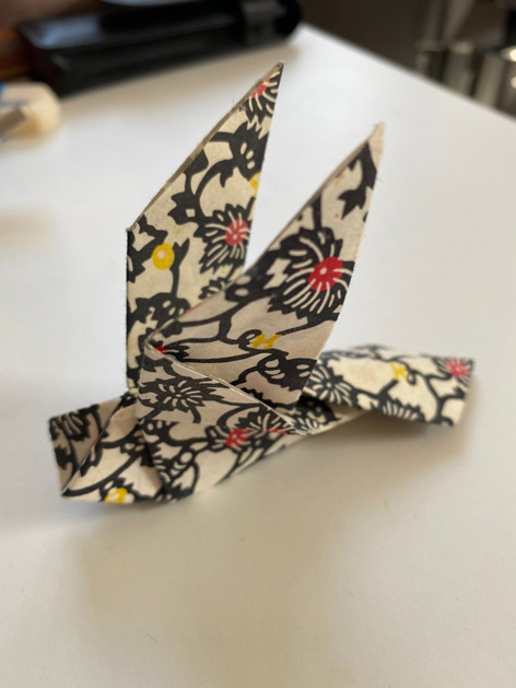 Bunter Origami-Vogel