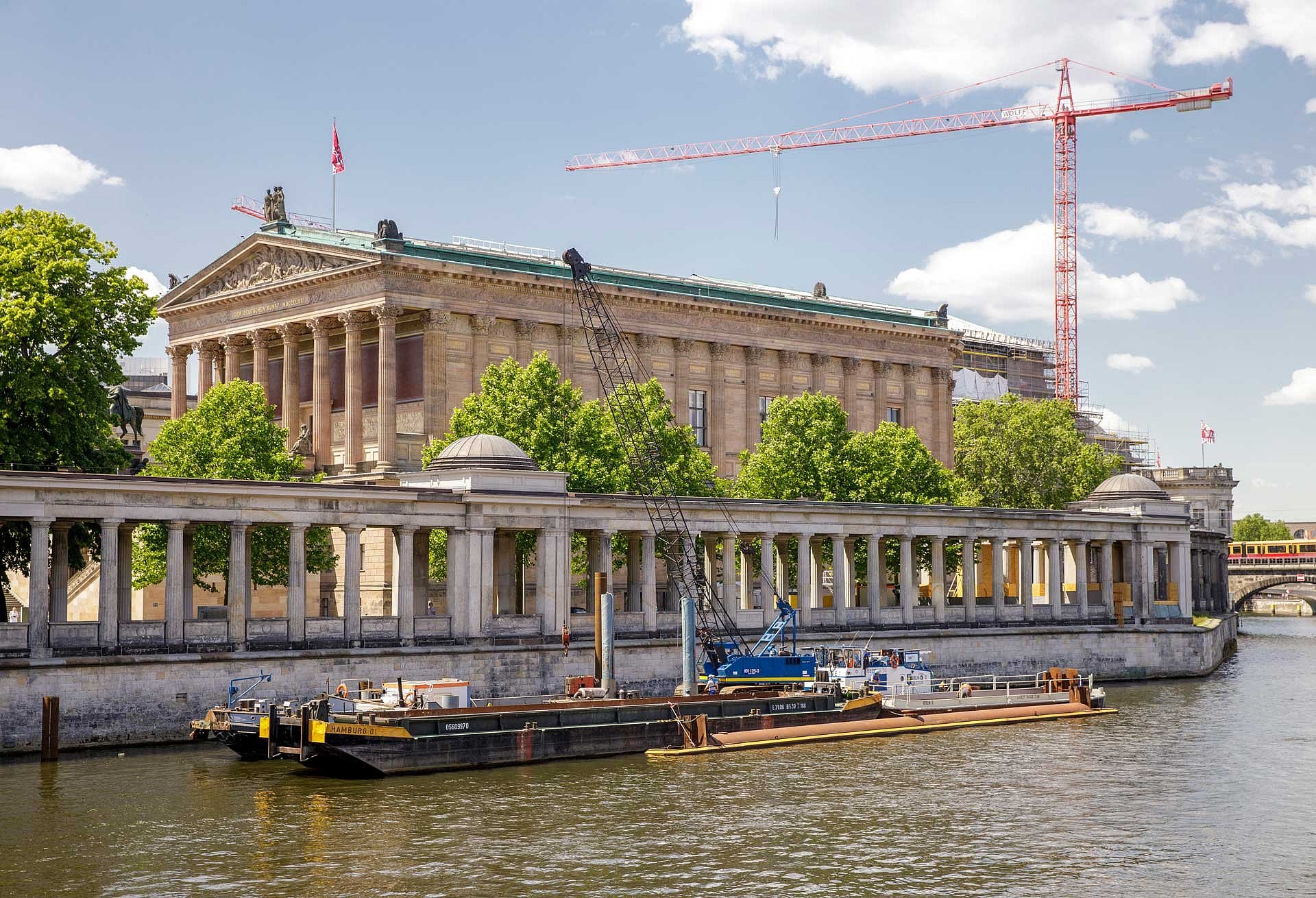 Die Kolonnaden auf der Museumsinsel