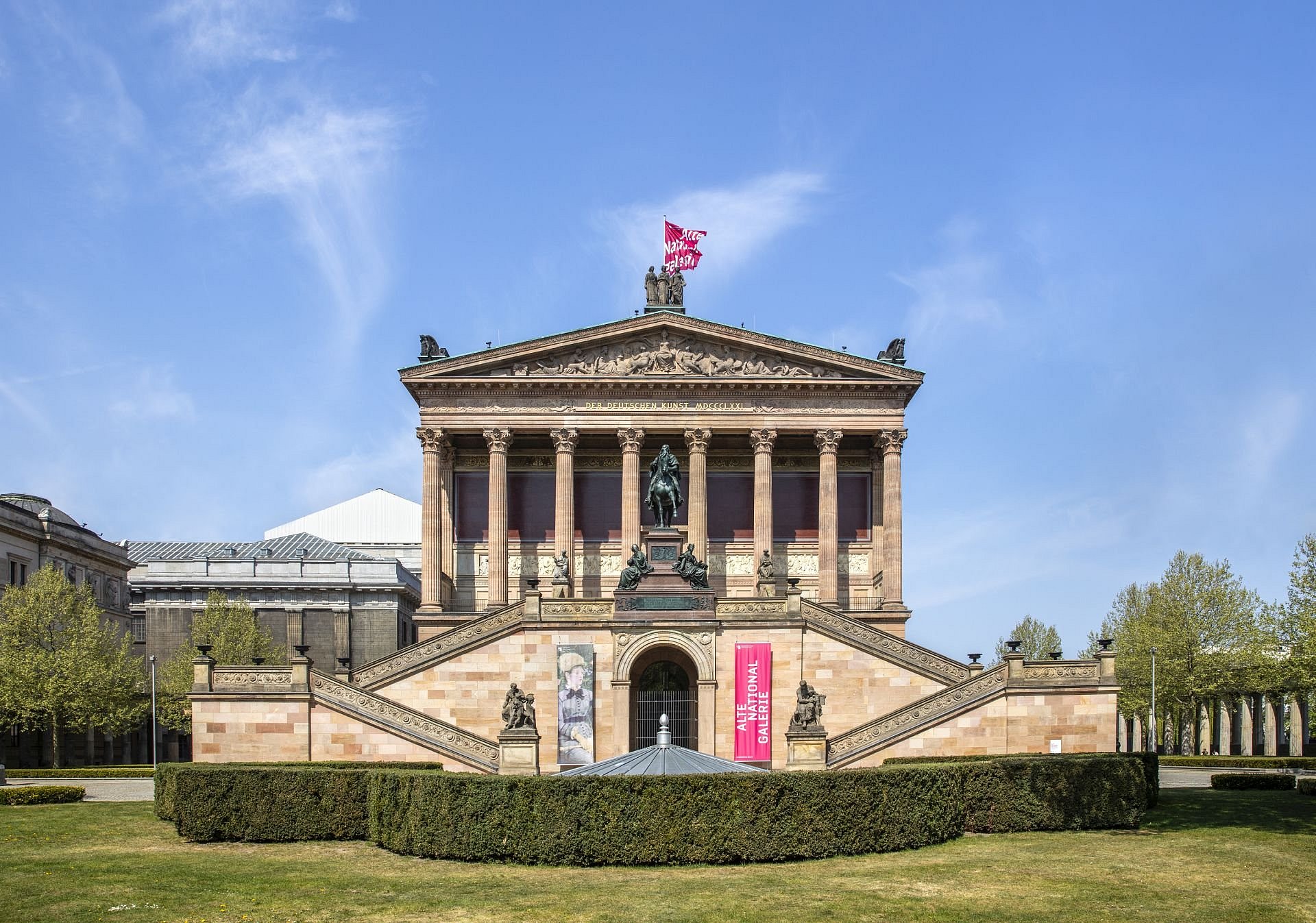 Die Alte Nationalgalerie auf der Museumsinsel 