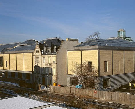 Fast fertig: Die Gemäldegalerie 1995 