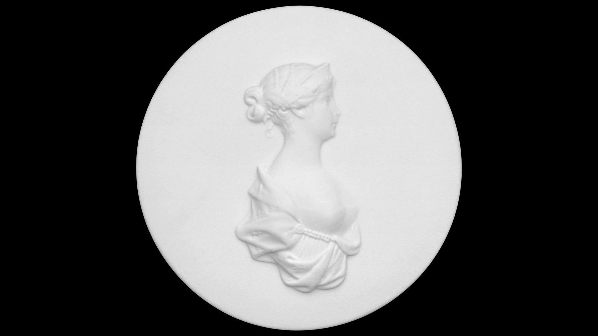 a plaster cast of Queen Louise