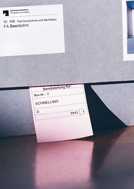 Archivkarton im Geheimen Staatsarchiv Preußischer Kulturbesitz