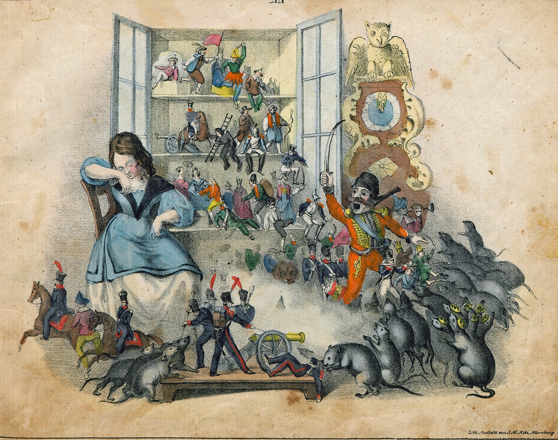 Historische Kinderbuchillustration
