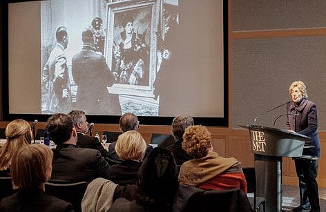 Vortrag von Lynn Nicholas beim ersten PREP-Austausch in New York, Februar 2017