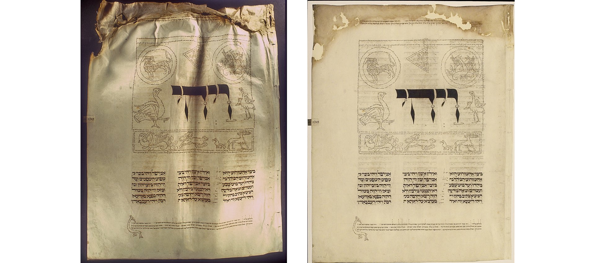 Vergleichsbilder: vor und nach der Restaurierung