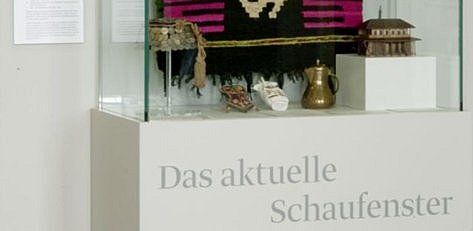 Vitrine im Museum