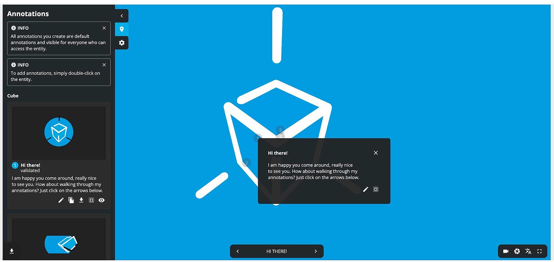 Screenshot der Software (Semantic) Kompakkt.