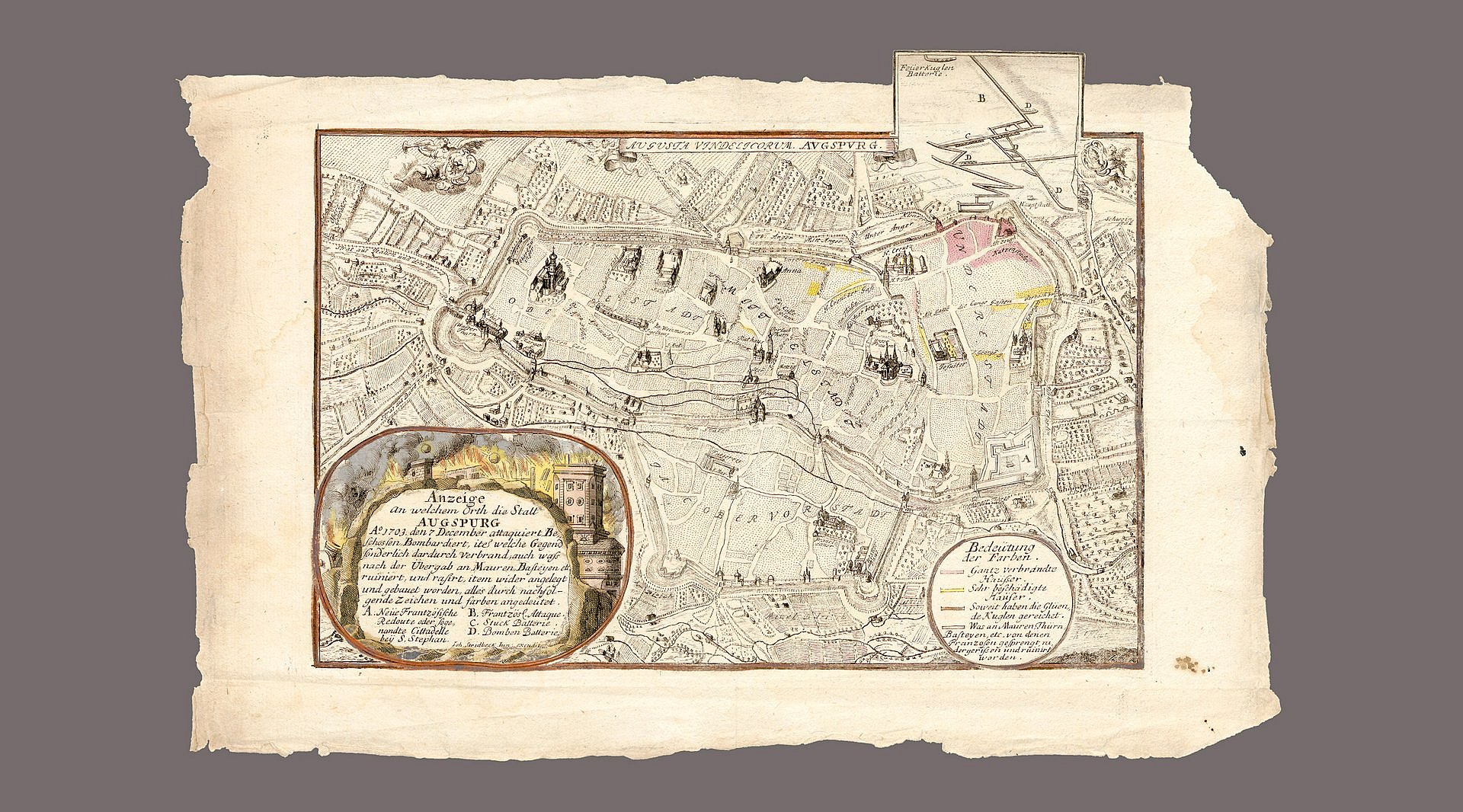 Historische Landkarte