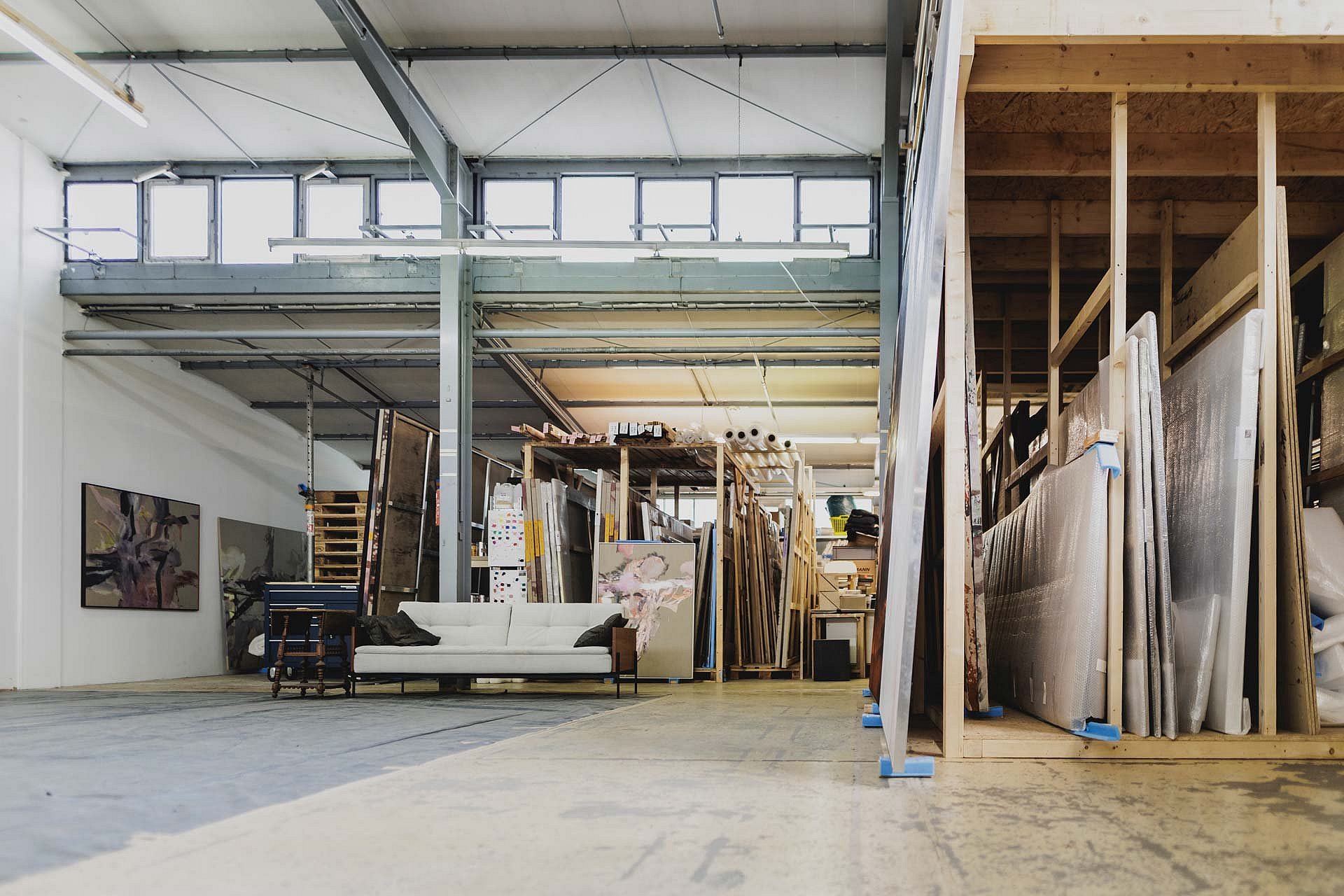 Blick in ein Atelier