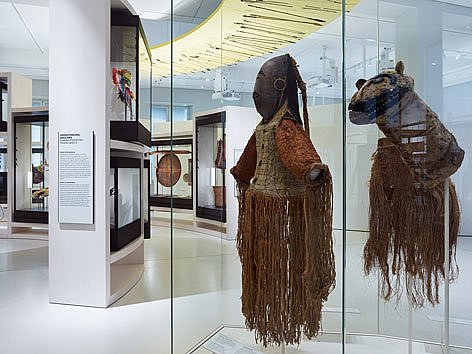 Blick in einen modernen Ausstellungsraum