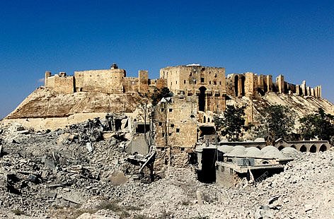 Eingang zur Zitadelle von Aleppo