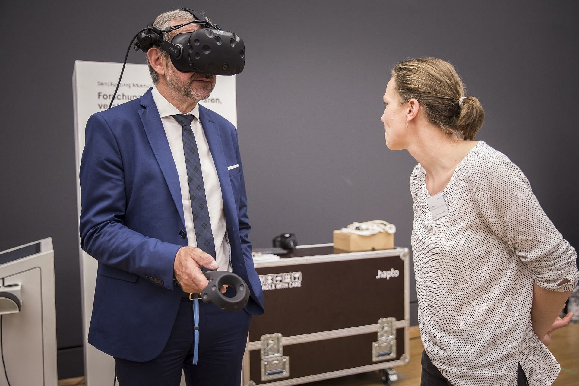 Test der VR-Anwendung 
