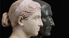 Büsten der Kleopatra VII. und des C. Iulius Caesar