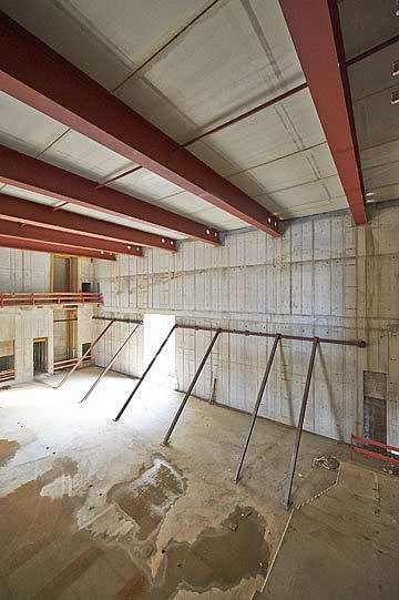 Blick in eine Baustelle (öffnet Vergrößerung des Bildes)