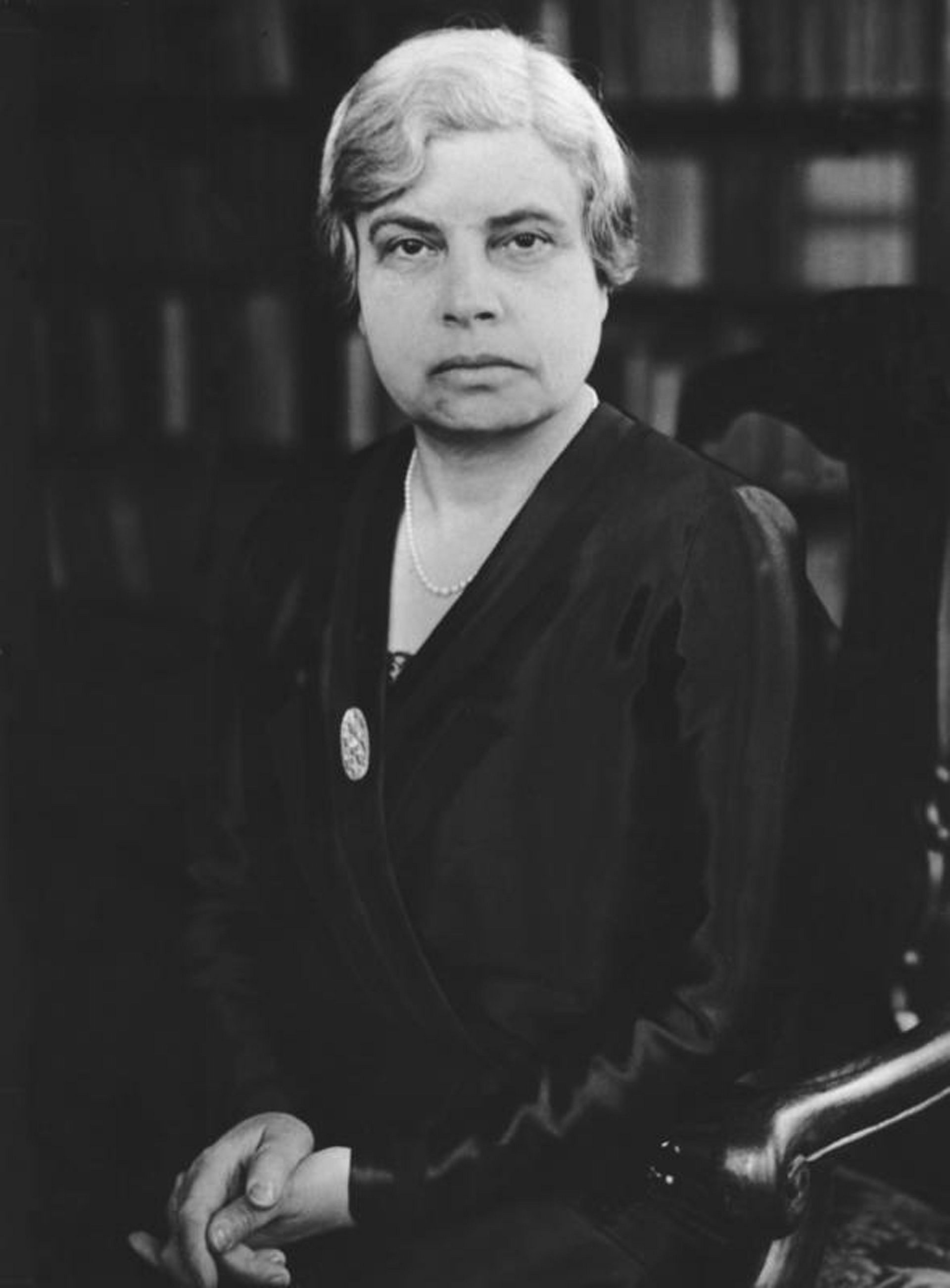 Black and white portrait