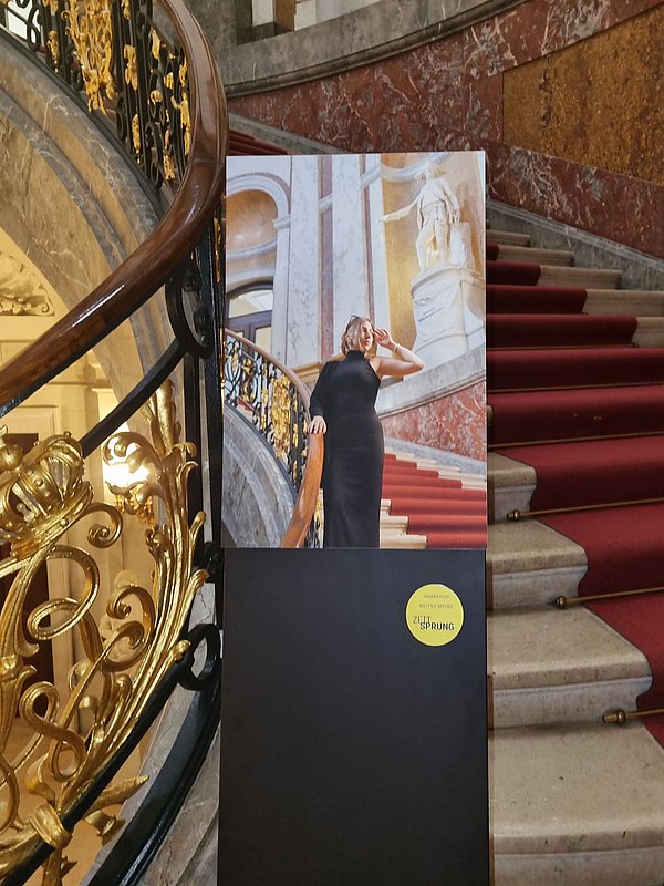 Intervention von Tamara Pick im Bode-Museum © hbksaar