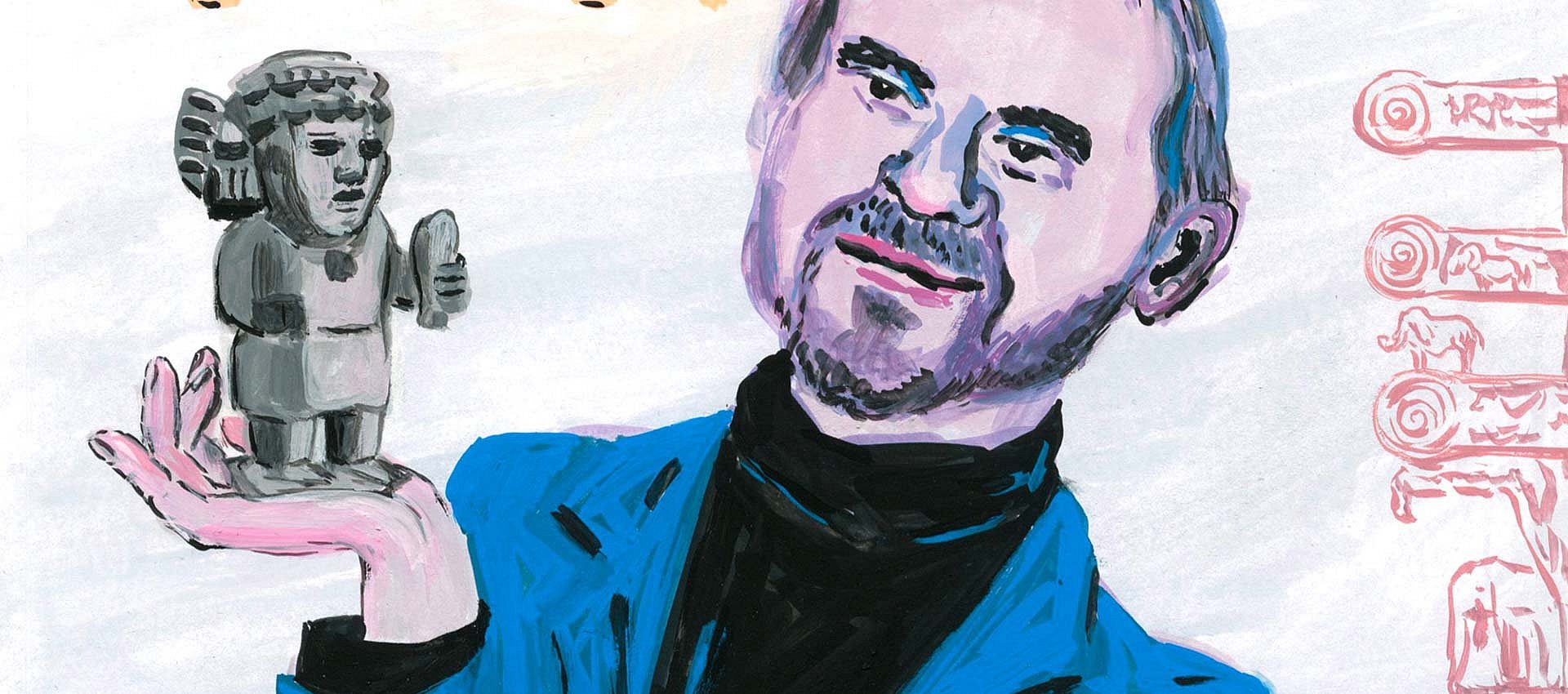 Der Brückenbauer. Illustration: Kitty Kahane