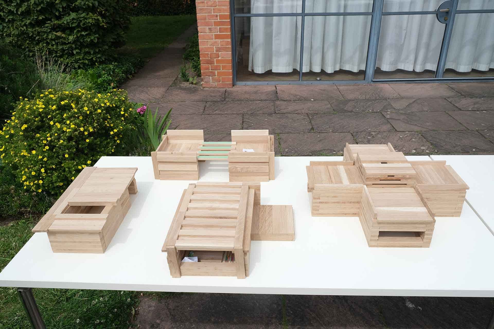 Architekturentwürfe aus Holz