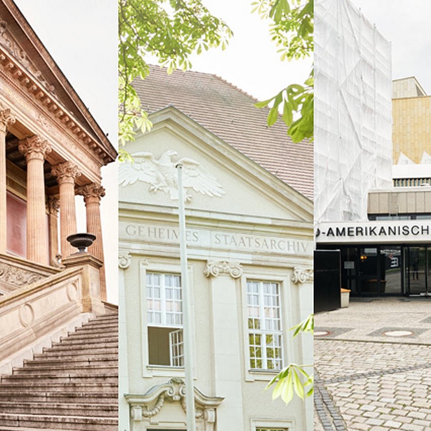 Collage von Gebäudeansichten aller fünf SPK-Einrichtungen