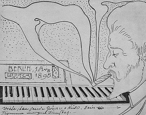 Postkarte an Gerda Busoni, N.Mus.Nachl. 4, 1164