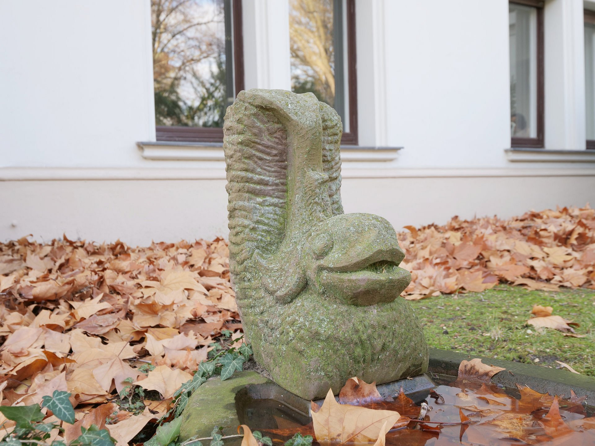 Vogeltränke im Garten