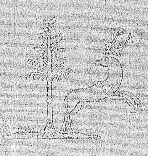 Wasserzeichen einer historischen Handschrift