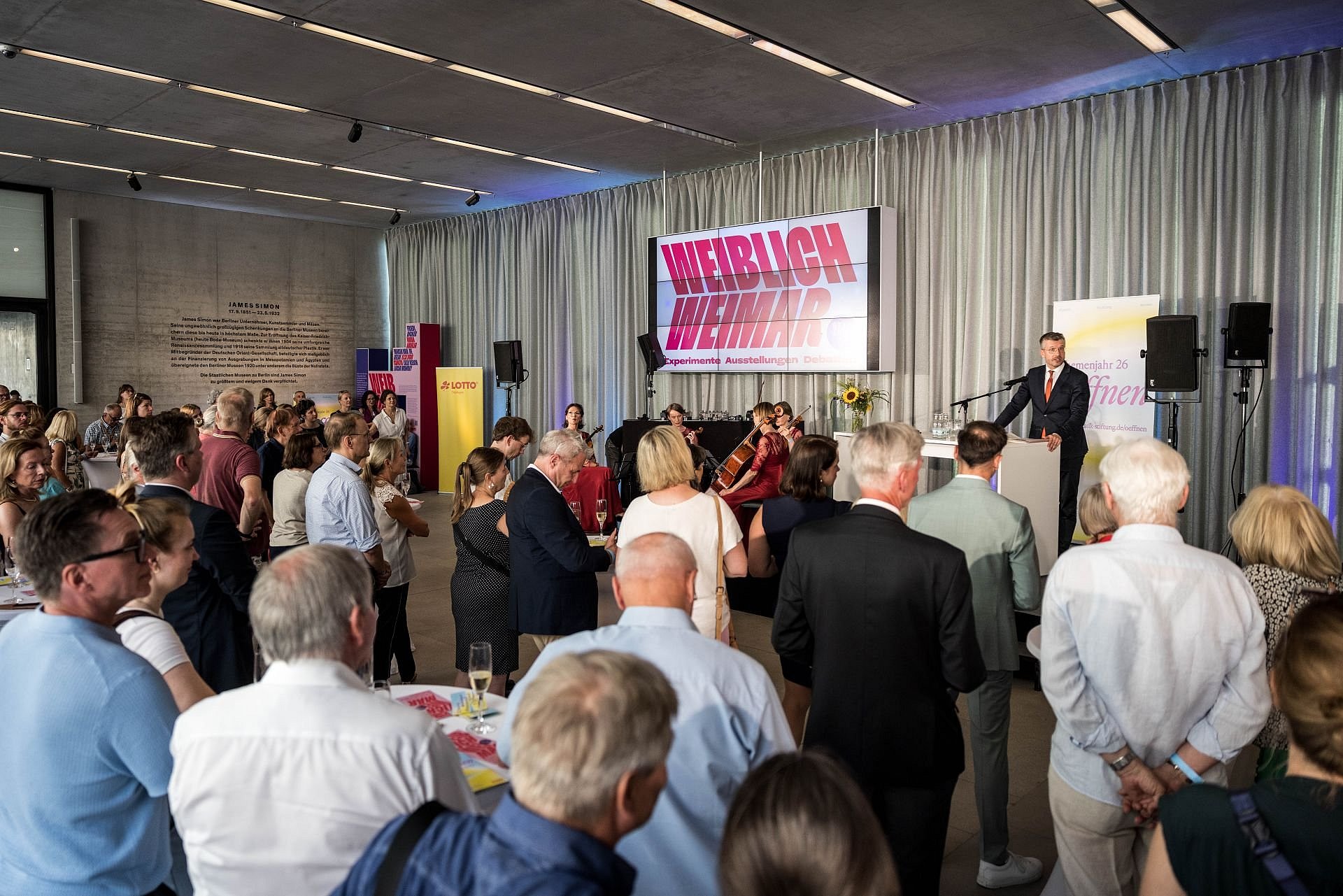 Präsentation des "Weimarer Zimmers" in der James-Simon-Galerie