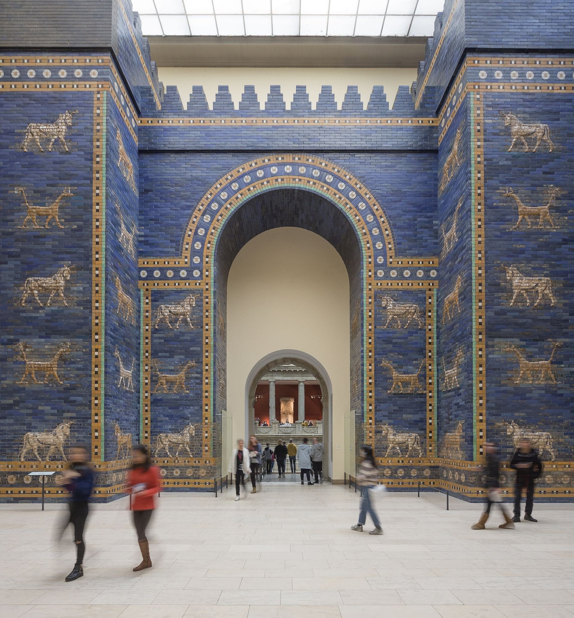 Ausstellungsansicht des Ishtar-Tors