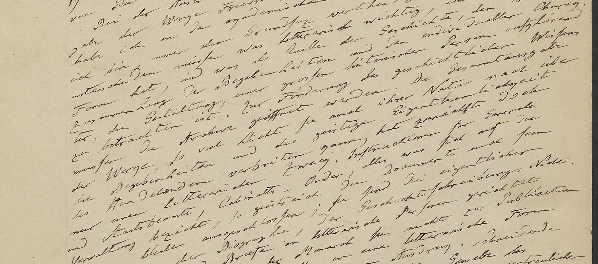 Historisches Textdokument