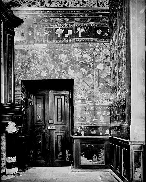 Chinesisches Kabinett im Berliner Schloss, Ansicht der Türwand (Nord)