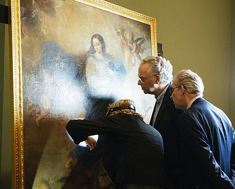 Juni 2016: Vorbereitung der Ausstellung &quot;El Siglo d'Oro&quot; in der Gemäldegalerie 