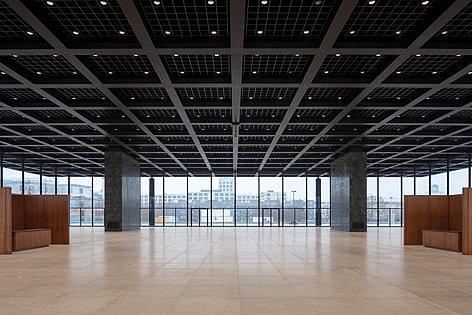 Moderne Ausstellungshalle.