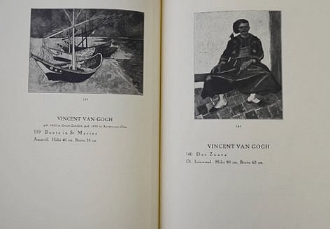 In der Versteigerung moderner Gemälde der Kunstgalerie Flechtheim durch Paul Cassirer und Hugo Helbing befanden sich auch Werke von Vincent Van Gogh. Die Versteigerung fand 1917 statt.