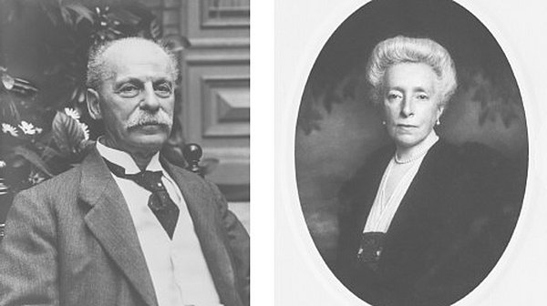 Portraits eines Mannes und einer Frau