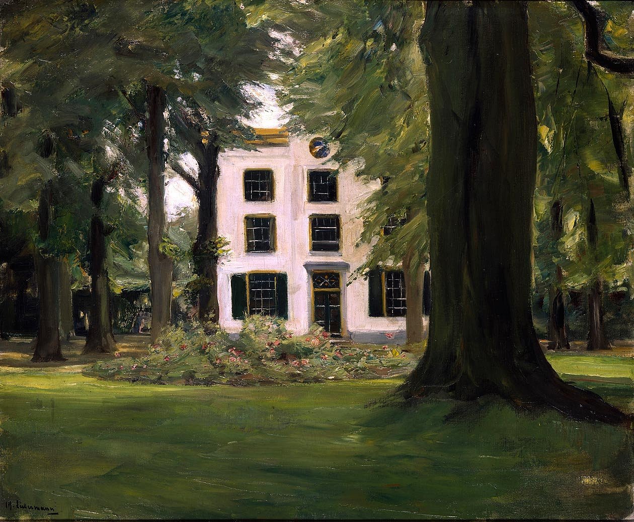 Ölgemälde eines Hauses