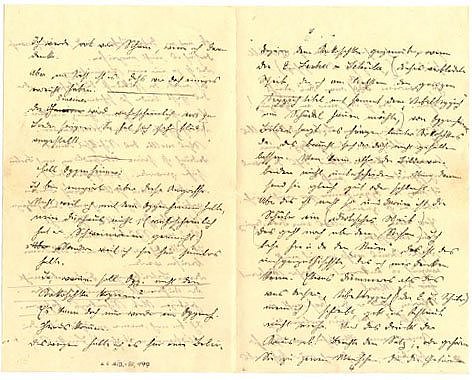 Ein zwischen Alban Berg und Anton Webern gewechseltes Schreiben